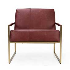 Munro Leather Lounge Chair